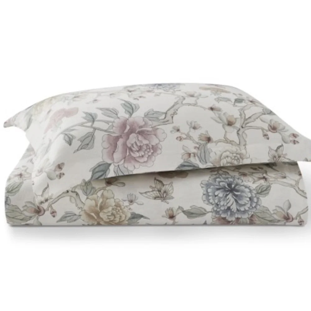 Aerin Wild Rose linen shams set